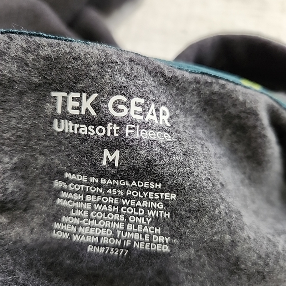 Tek Gear Sweatshirt For Kids Size Medium Color Charcoal Gray With Pockets B6 - Picture 7 of 12